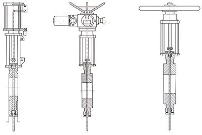 SCZ系列插板閥結(jié)構(gòu)示意圖 SCZ系列插板閥結(jié)構(gòu)示意圖