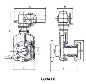 GJ(6,9)41X氣動、電動管夾閥 GJ(6,9)41X氣動、電動管夾閥